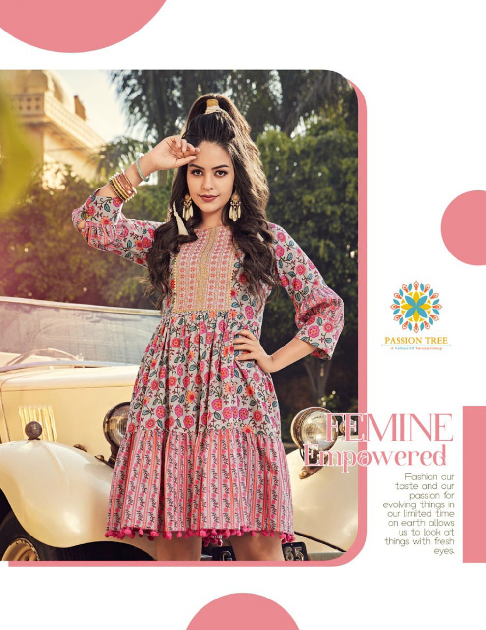 Flair Talk 2 By Passion Tree Fancy Stylish Wholesale Cotton Kurtus Catalog